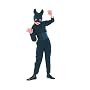 Black Cat Childrens Fancy Dress Party Costume Age 4-6