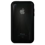 XtremeMac MicroShield Accent - Case for smartphone - plastic - black - Apple iPhone 3G S