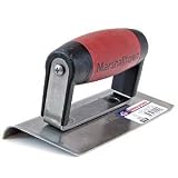 Marshalltown 136SSD 6-Inch by 3-Inch Stainless Steel Edger with DuraSoft Handle