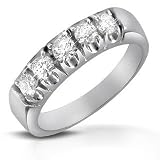 Forzieri 18K White Gold Diamond Band