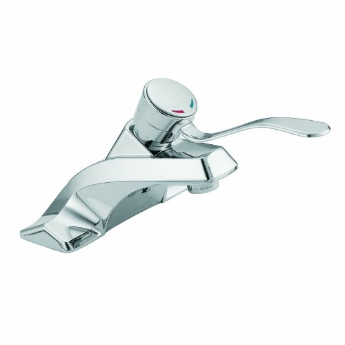 Moen 8425 M-Bition Single-Handle Lavatory Faucet with Grid Waste Assembly, Chrome