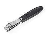 Fingernail Nickel Plated Clipper with Plastic Handle. Made in Italy