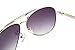 LotFancy Aviator Sunglasses for Men with Case, UV400 Protection, 61MM, Lightweight Eyewear for Driving Fishing Sports, Grey Gradient Lens, Silver Metal Frame