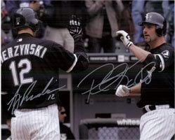 White Sox, Chicago (AJ Pierzynski / Paul Konerko) Autographed/Hand Signed 8x10 Photo