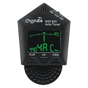 Cherub WST-523 Digital Clip Style Auto Tuner for Guitar Bass Violin