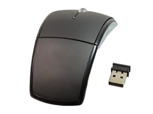 JetTech 7500 2.4G Wireless Folding Mouse (Black)