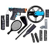 Dreamgear 15 IN 1 PLAYER KIT PLUS FOR WIIBLACK (Video Game / Wii)