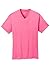 Port & Company 5.4-oz 100% Cotton V-Neck T-Shirt>2XL Neon Pink PC54V