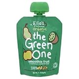 12 X Ella's Kitchen The Green One Squished Smoothie Fruits 90g