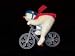 Hallmark 1993 Icicle Bicycle Christmas Ornament Snowman