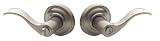 Baldwin 5255.150.RENT Wave Lever Keyed Entry Set, Satin Nickel