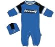 Detroit Lions Romper with Knit Hat