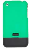 KingCase iPhone 1G 2G (Original iPhone) Rubberized Slider Case (Green) 4GB, 8GB, 16GB