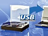 Q - Sonic USB-Plattenspieler inkl. Magix Music Cleaning Lab - 