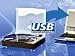 Elektronik : Q - Sonic USB Plattenspieler inkl. Magix Music Cleaning Lab zum schnellem digitalisieren Ihrer Schallplatten