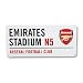 official arsenal street sign
