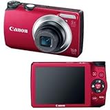 Canon Cameras, PShot A3300IS 16 MP 5X-Red (Catalog Category: Cameras & Fram ....