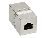 Produkt-Bild: InLine Patchkabelkupplung Cat.6, 2x RJ45 Buchse, geschirmt