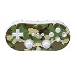 Woodland Camo Design Nintendo Wii Classic Controller Protector Skin Decal Sticker
