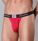 Mansilk Silk Knit Pouch Thong (M210)