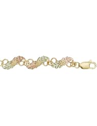 Black Hills Gold Jewelry by Coleman 7 1/2 Inch 10K Gold Bracelet