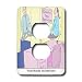 Search : Londons Times Health and Vanity Trends Cartoons - Kundalini Yoga Inc - Light Switch Covers - 2 plug outlet cover