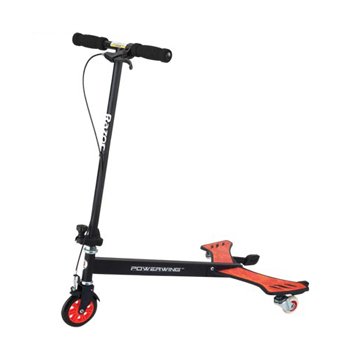 Razor 20036090 Powerwing Caster Scooter- Black/Red