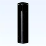 ご印鑑 銀行印 本黒水牛・染無(高級芯持) 16.5mm ステータスケース付 上彫職人彫り