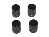 Tire Rim Wheel Aluminum Valve Stem Caps - Black Color Discount