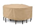 Terrazzo Patio Table & Chair Set Cover, Round, Large
