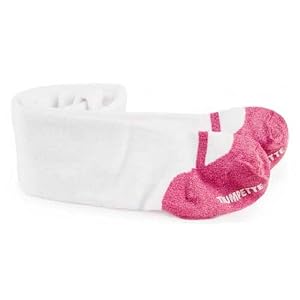 Trumpette Metallic Tights - White/Pink 6-12 Months
