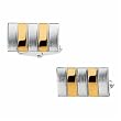 Rectangular Streak Men's Cufflinks