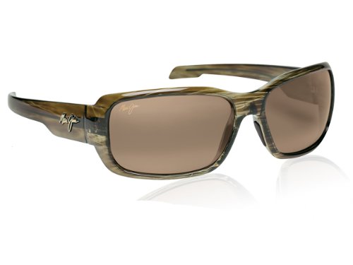 Maui Jim - Hamoa Beach Polarized Sunglasses Rootbeer Frame/HCL Bronze Lens