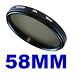 58MM Circular Polarizing Filter (CPL) for Kodak, Nikon, Canon & ANY Camera with a 58MM Filter Thread!