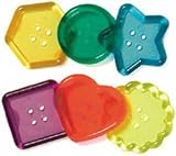 Clear Color BIG ButtonsT: 30/pkg.