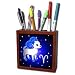 Janna Salak Designs Zodiac - Cute Astrology Aries Zodiac Sign Ram - Tile Pen Holders-5 inch tile pen holder