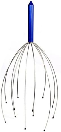 Susen 1pc Head Hair Held Scalp Neck Octopus Equipment Stress Release Relax Massager (Blue)