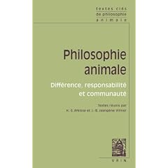 Philosophie animale: Diff�rence, responsabilit� et communaut�