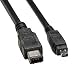 MyCableShop Firewire IEEE 1394 6 to 4 Cable iLink for Camcorders / Digital Cameras and other firewire devices 2m metres in length.