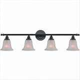 Royce Lighting RV2247/4-46 Valhalla Vanity with Cream Snow Glass, Heirloom Bronze, 4-Light thumbnail