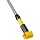 Rubbermaid Commercial FGH24600 Gripper Clamp Style Wet Mop Fiberglass Handle with Plastic Yellow Head, 60" Length, Gray