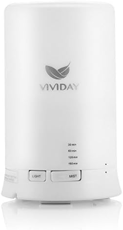 Vividay 100ml Aroma Diffuser Ultrasonic Humidifier -Warm White