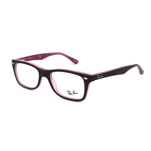 Ray Ban RX5228 Top Brown on Opal Pink