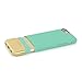 Incipio iPhone 6 Edge Chrome Case - Retail Packaging - Teal/Gold