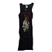 Ed Hardy Tank Top Butterfly Skull Women - Schwarz - One Size