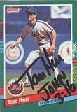 Tom Herr, New York Mets Autographed Card