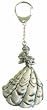 Belle Beauty and the Beast Pewter Key Chain