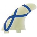 FCS M-5 Glass Flex Surfboard Tri Fin Set