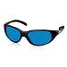 Costa Del Mar Wave Killer Sunglasses - Black Frame, Blue Mirror Glass Lenses