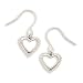 Open Heart Children's Earrings on French Wire